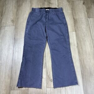 Soft Surroundings Jeans Womens Large L Gray The Ultimate Denim Pull On Bootleg‎